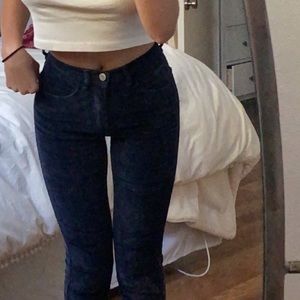 navy blue corduroy pants